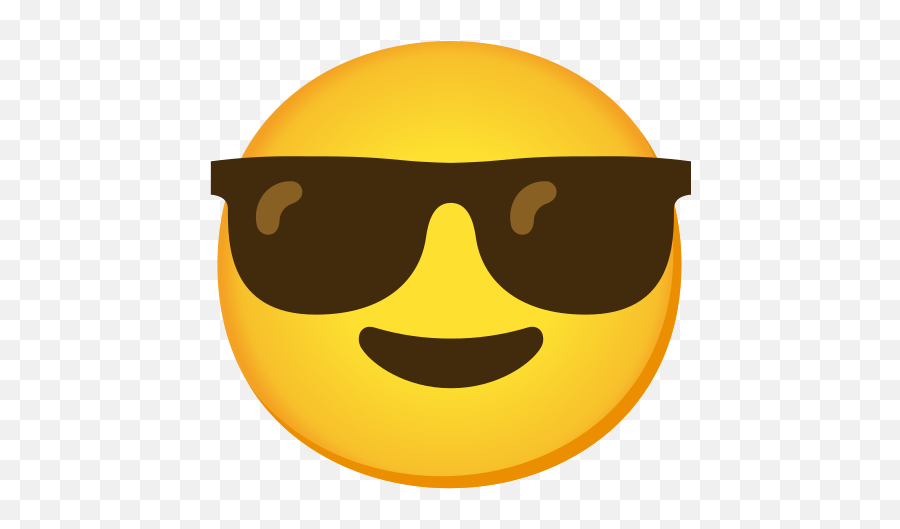 Smiling Face With Sunglasses Emoji - Transparent Emoji Sunglasses Png,Sunglass Emoji Snapchat
