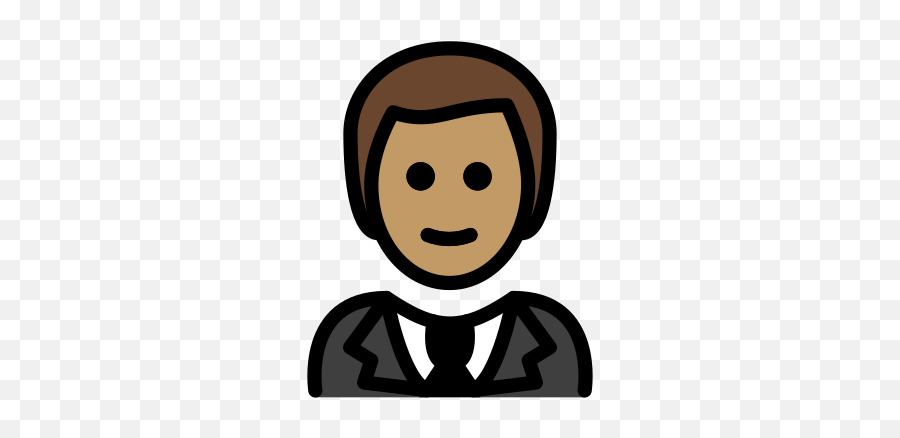 Person In Tuxedo Medium Skin Tone Emoji - Emoji,Blowing Smoke Emoji