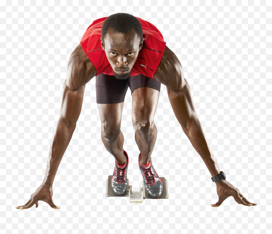 Sports Running - Usain Bolt Image Png Emoji,Jogging Emoji