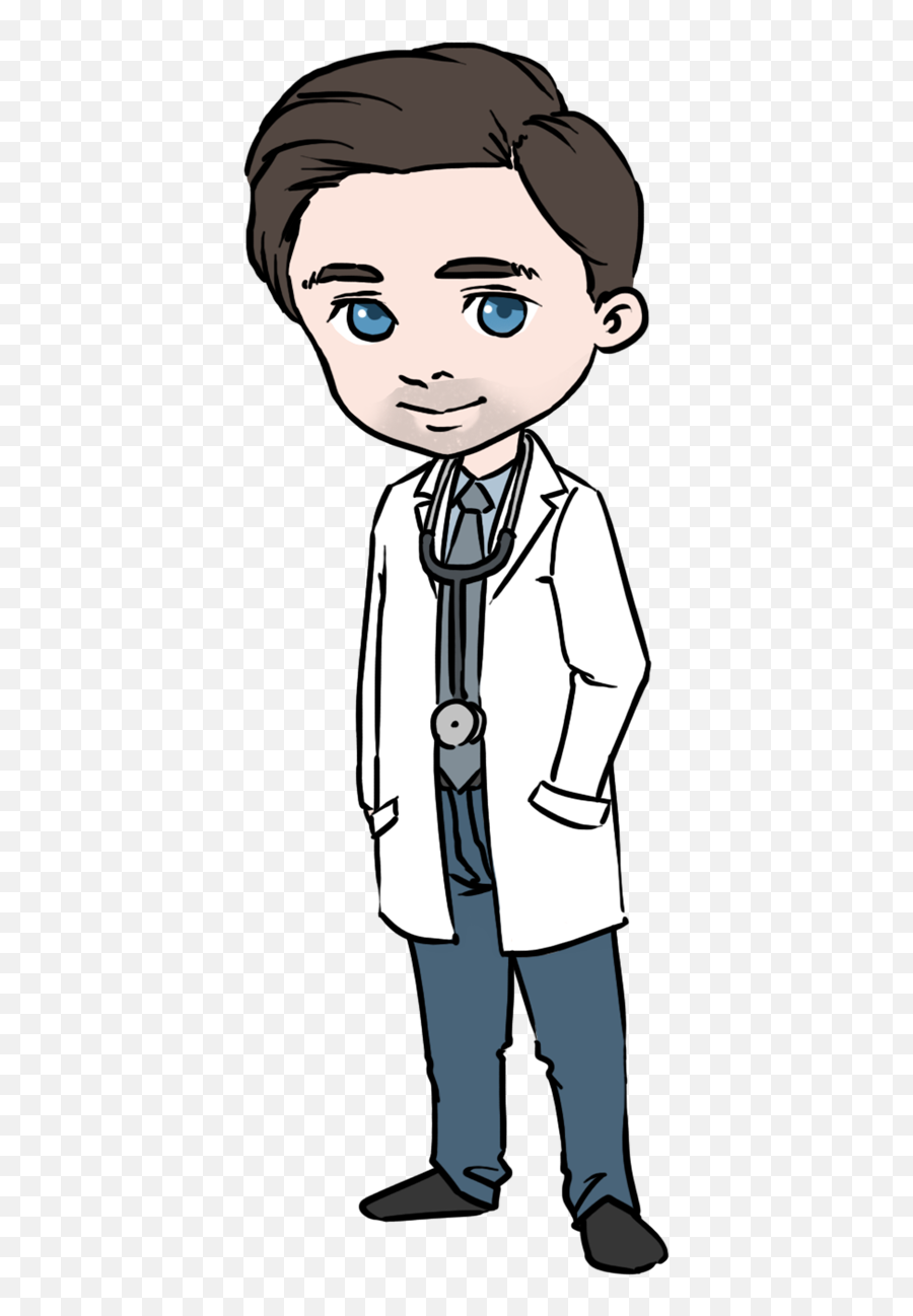 Girl Doctor With Patient Clipart - Clip Art Male Doctors Emoji,Female Doctor Emoji