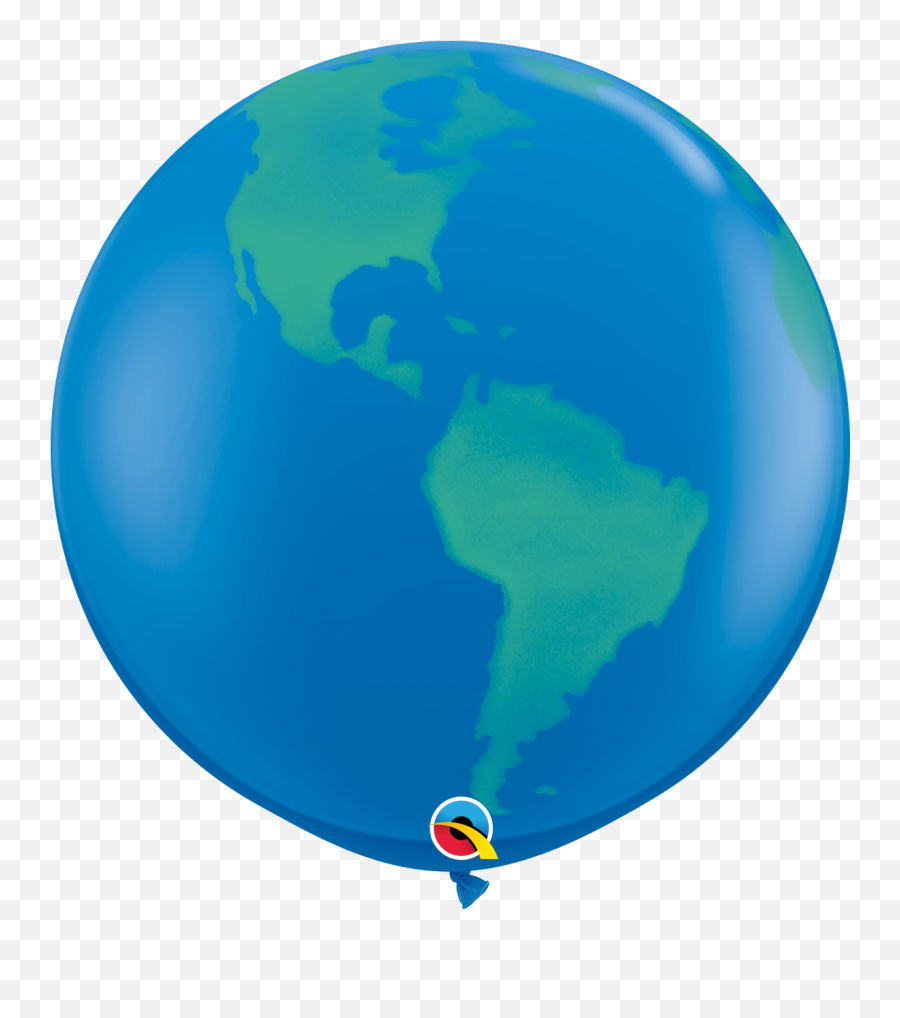 Globe Latex Balloons 2 Ct - Balloon Emoji,Globe Emoticon
