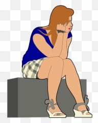 Free Waiting Timer Vectors - Waiting Girl Clipart Emoji,Muscle Emoticon