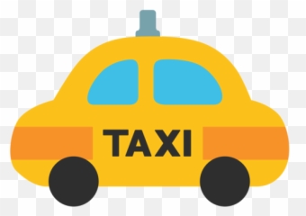 Taxi Emoji - Taxi Emoji Png,Taxi Emoji