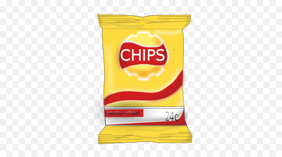 Chip Clipart Single Chip Single - Potato Chips Clipart Emoji,Potato Chip Emoji
