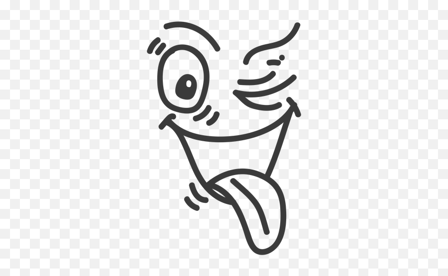 Tongue Out Emoticon Face Cartoon - Cartoon Face With Tongue Out Emoji,Book Emoticon