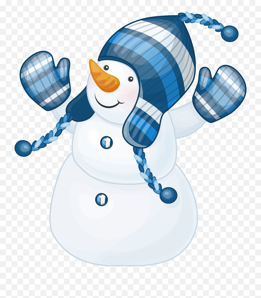 Snowman Snow Man Clip Art 2 - Blue Snowman Clipart Emoji,Emoji Snowman