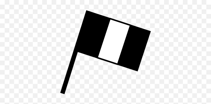 Black And White Flag Vector Image - French Flag Black And White Emoji,Flag Airplane Emoji
