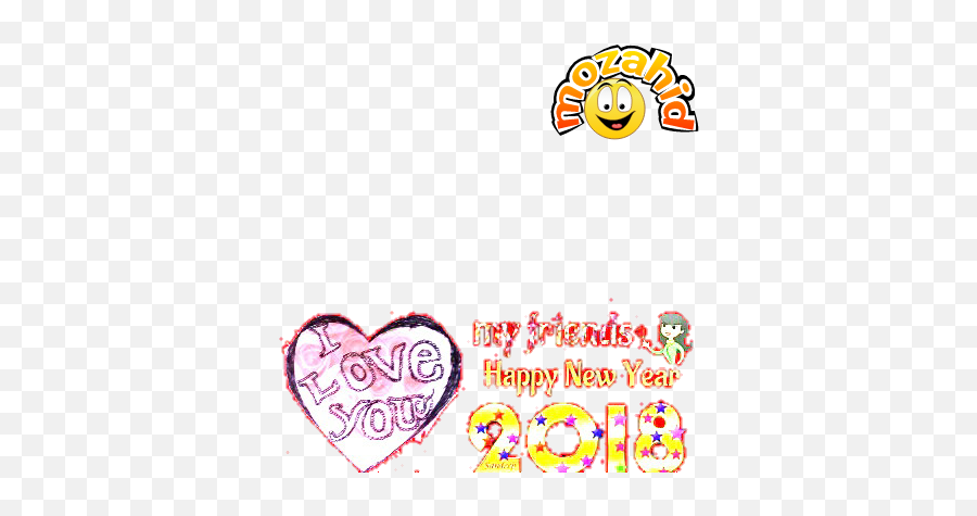 Happy New Year 2018 - Tag Your Friends Smileys Emoji,Happy New Year 2017 Emoticons