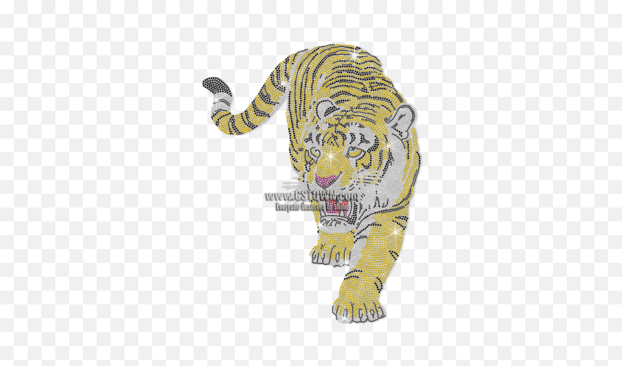 Hotfix Strass Tiger Motif Design For - Siberian Tiger Emoji,Tiger Flag Emoji
