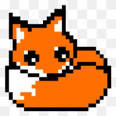Pixilart - cute pixel fox by ilubaby Cute Pixel Art Fox Emoji