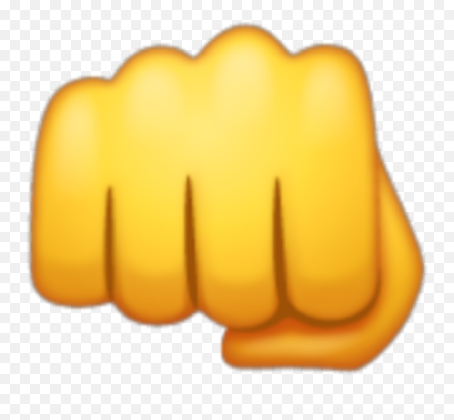 Mao Punch Hand Mano Soco Emoji - Clip Art,Punch Emoji