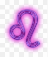 leo zodiac zodiacsymbols - Neon Zodiac Png Emoji