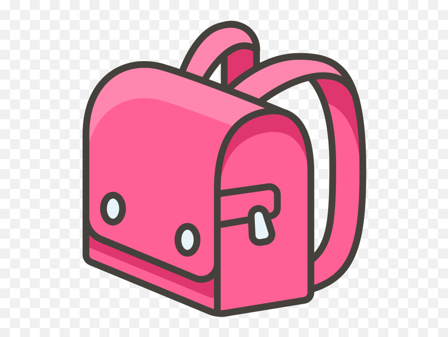 School Backpack Emoji Icon - Backpack Emoji Png,Emoji Book Bags