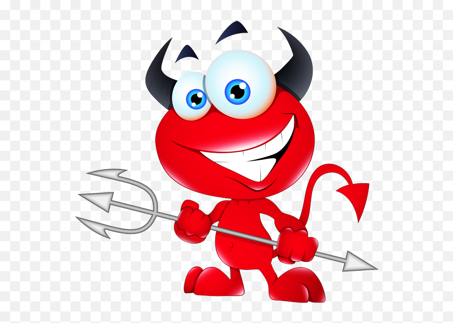 Demon Clipart Devil Emoji Picture - Cute Devil,Emoji Charger