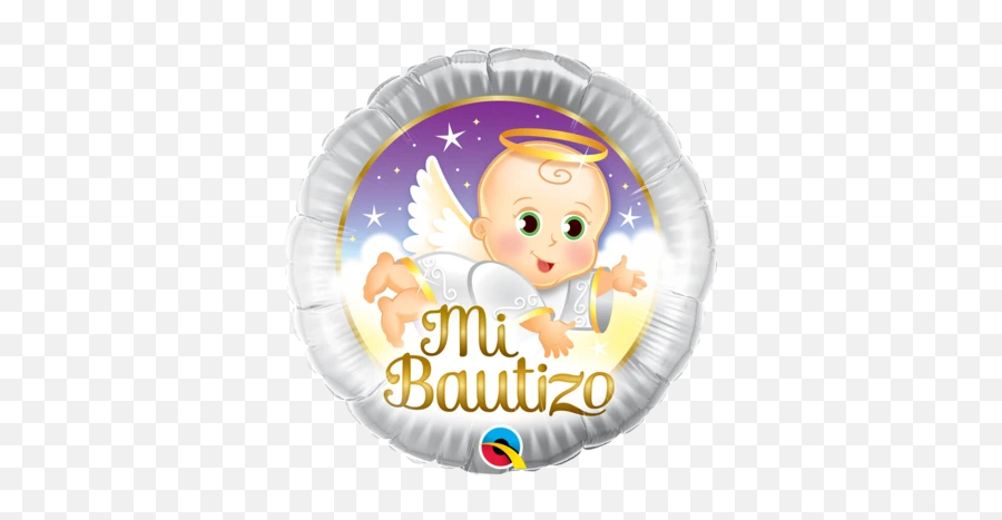 Productos U2013 Etiquetado Bautizo U2013 Productos Para Fiestas - Mi Bautizo Angel Balloon Emoji,Emoji Angelito