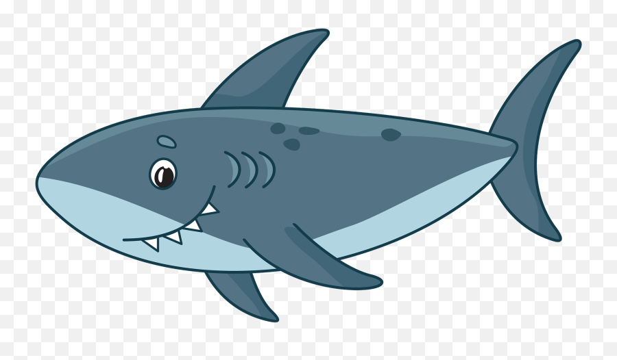 Shark Clipart - Shark Clipart Png Emoji,Shark Emoji