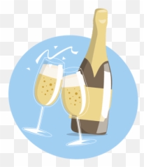 Party celebration drink champagne - Transparent PNG u0026 SVG Happy Birthday Ellen Wishes Emoji