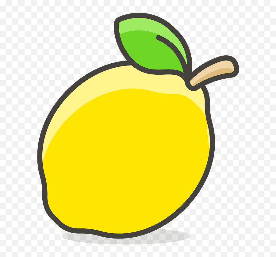 Lemon Emoji Clipart - Lemon Clipart,Lemon Emoji