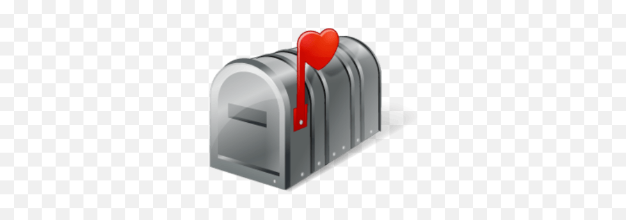 Mailbox Mail Letter Letters Heart - Horizontal Emoji,Mailbox Emoji