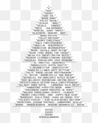 Pin - Ascii Art Christmas Tree Transparent Emoji