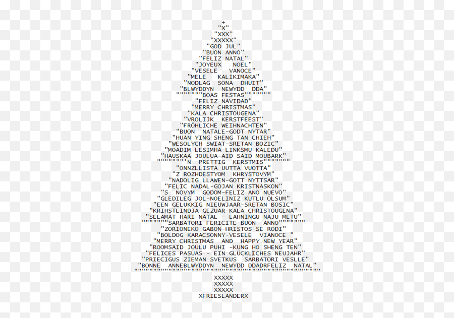 Pin - Ascii Art Christmas Tree Transparent Emoji,Ascii Emoticons