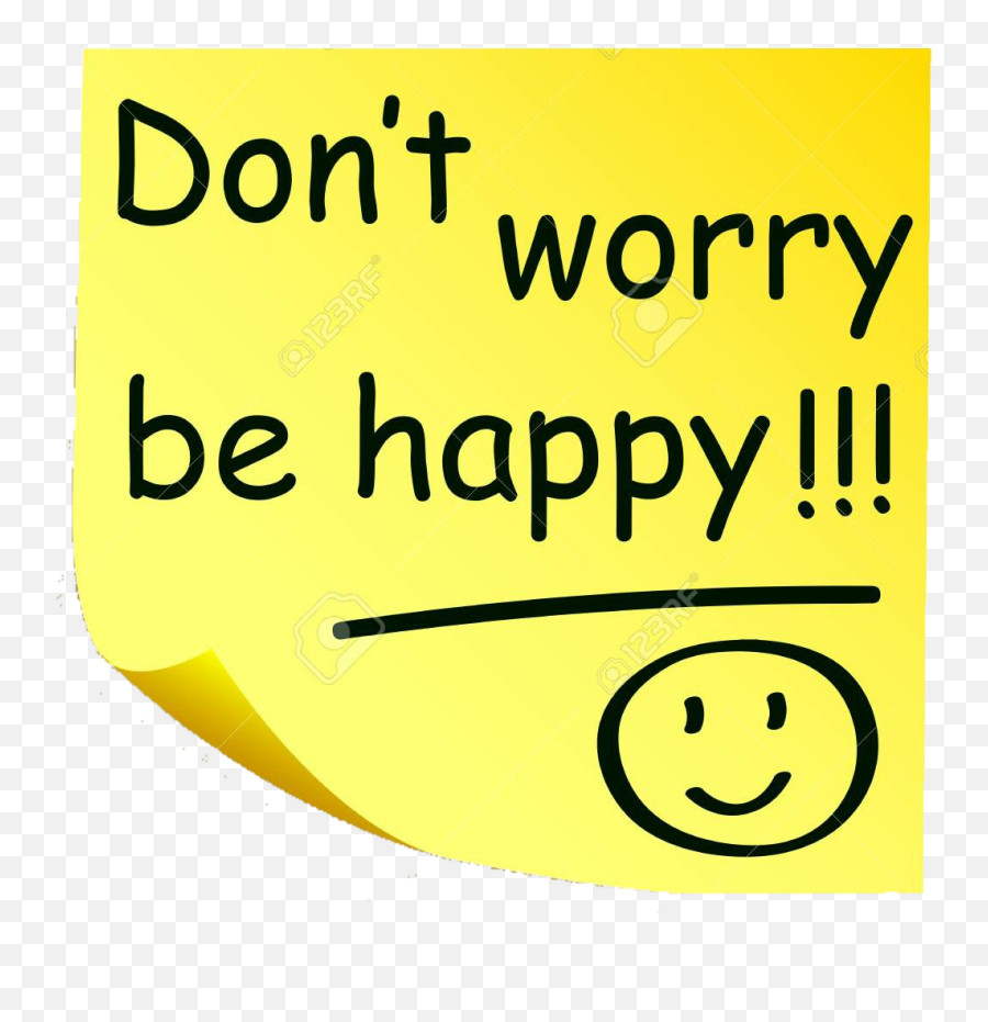 Popular And Trending Dont Worry Be Happy Stickers Picsart - Happy Birthday Emoji,Worry Emoticon