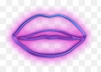 Neon Lips Png u0026 Free Lipspng Transparent Images - Sign Emoji