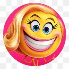 Emoji Movie Cupcake Toppers - Emoji Movie Smiley Face,Emoji Party