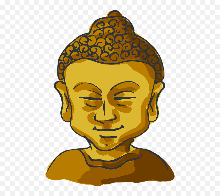 Free Buddha Yoga Vectors - Transparent Cartoon Buddha Emoji,Yin Yang Emoji