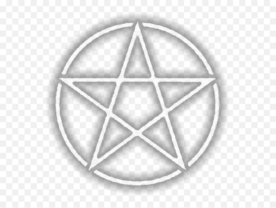 Pentacle Pentagram Wicca Witchcraft - White Pentagram Transparent Background Emoji,Pentacle Emoji