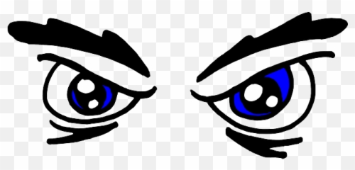 Eyes Red Mad People Boy Man Girl Angry - Clipart Emoji