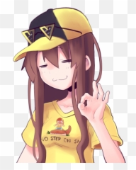 Anarcho Capitalism Anime Girl Emoji,Ancap Emoji