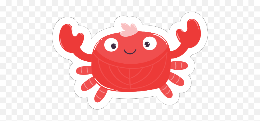Welcoming Crab Sticker - Crab Sticker Emoji,Crab Emoji