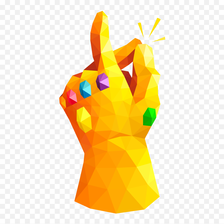 Thanos Snap Freetoedit - Poly Sphere Emoji,Thanos Emoji