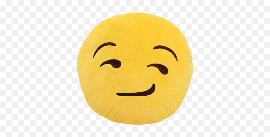 Emoji Cushion - Smiley,Smug Emoticon