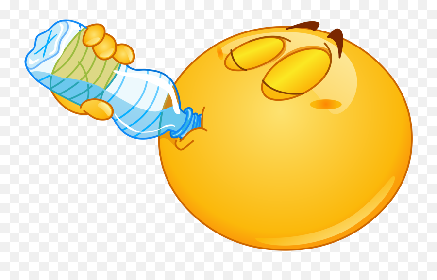 Drinking Water Emoji Decal - Smk N 1 Ponjong,Water Emoji Png