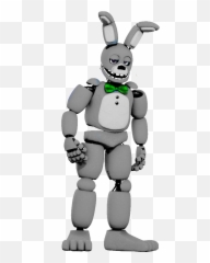 Fnaf White Rabbit - Fnaf Withered Spring Bonnie Emoji,White Rabbit Emoji
