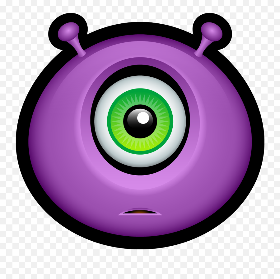 Avatar Alien Cyclops Emoticon - Purple Monster Icon Emoji,Purple Monster Emoji