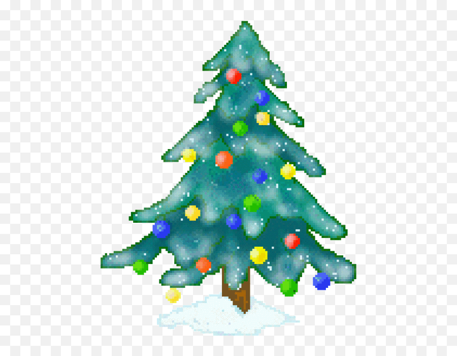 Library Of Snowy Christmas Tree Jpg - Christmas Tree Clipart Snow Emoji,Emoji Xmas Tree
