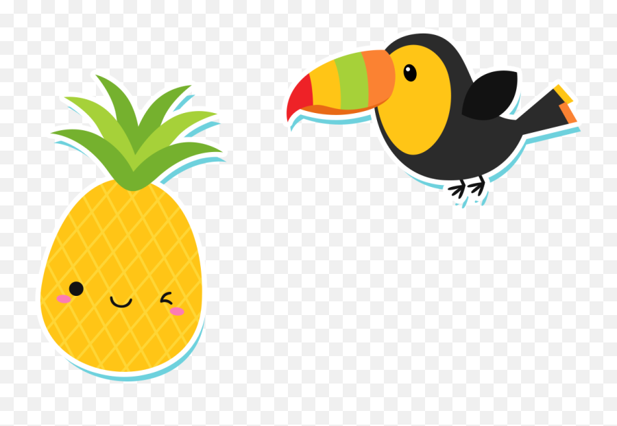 Cute Pineapple Clipart - Cute Pineapple Clipart Free Emoji,Pineapple Emoji