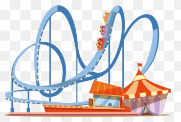 Play Clipart Playground Game - Roller Coaster Png Emoji