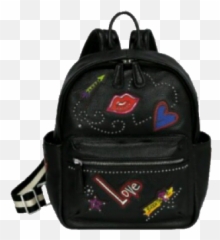 Black Backpack Grunge Niche - Brighton Emoji
