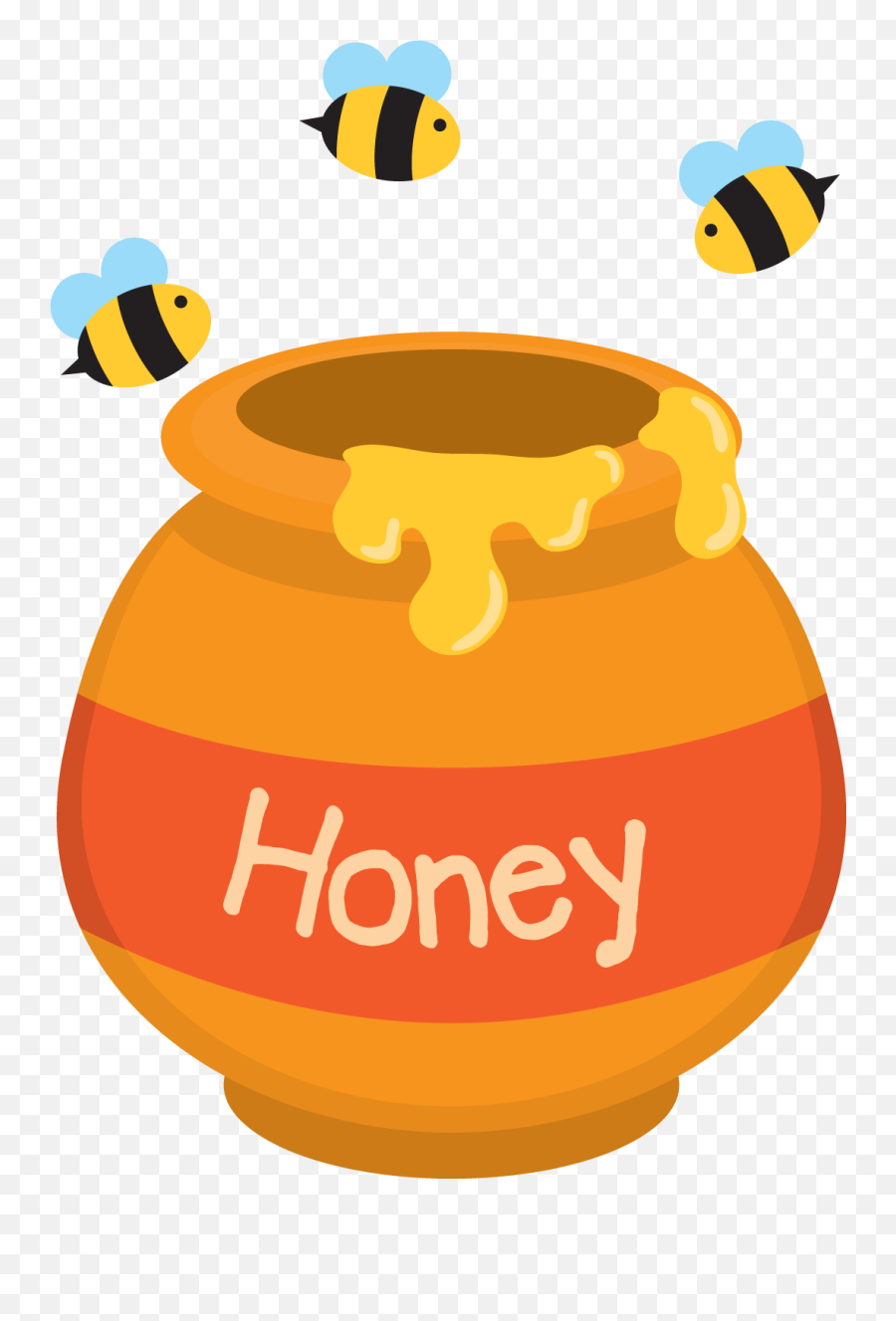 Honey Png Transparent Dripping Honey Honey Bee Free - Winnie The Pooh Honey Cartoon Emoji,Honey Pot Emoji