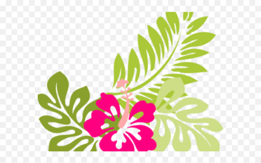 Hawaiian Flower Clipart Png - Hibiscus Clip Art Emoji,Hawaiian Flower Emoji