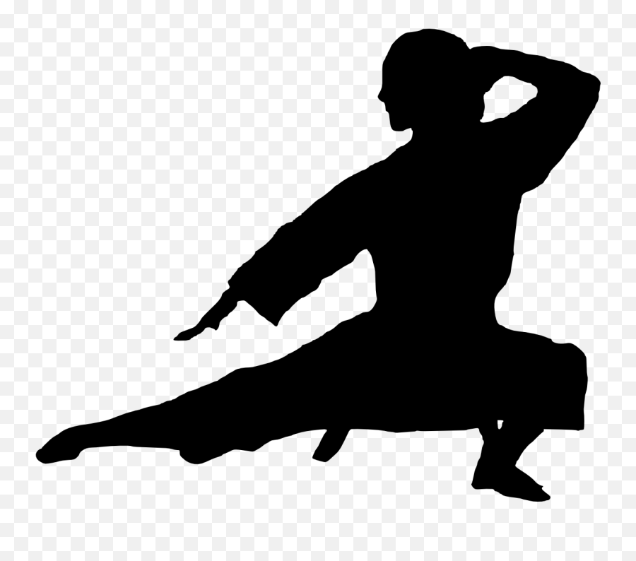 Silhouette Karate Martial Arts Clip Art - Transparent Martial Arts Png Emoji,Emoji Karate Kid