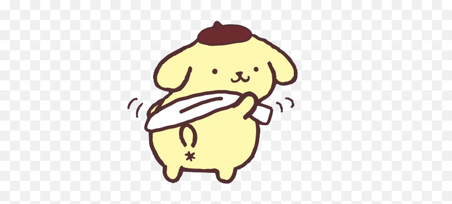 Transparent Pom Pom Purin Emoji,Clean Up Emoji