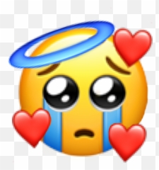 emoji sad love Sticker by addy - Aesthetic Emoji