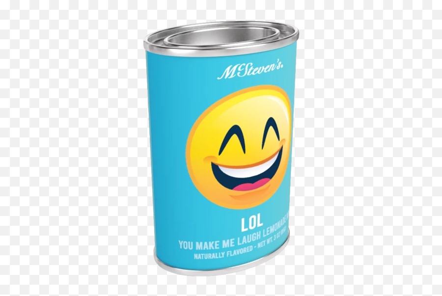 Emoji Lemonade - Lol You Make Me Laugh 3oz Oval Tin Happy,Candy Cane Emoji