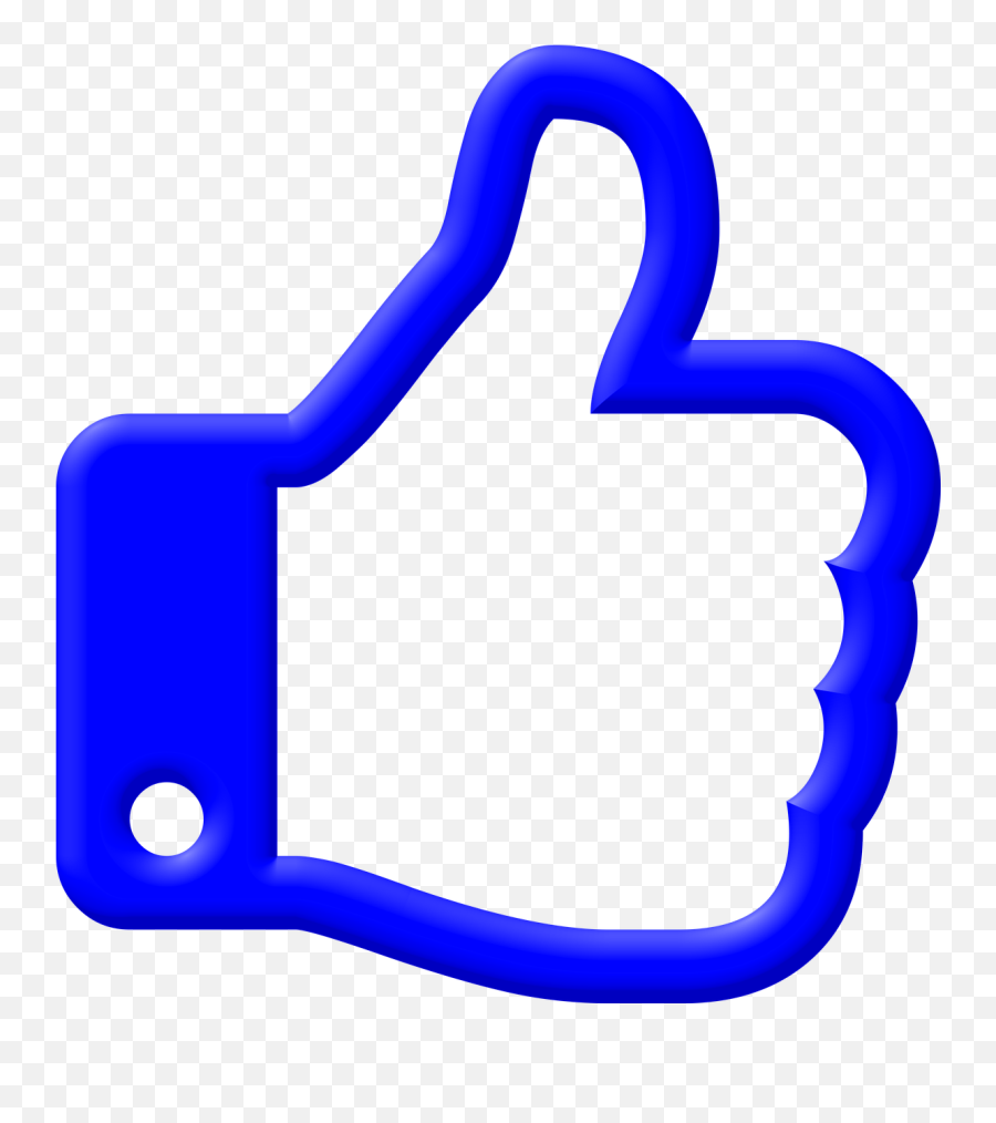 Thumbs Up Blue Thumb Hand Positive Gesture - Green Thumbs Up Icon Emoji,Emoticon Thumbs Up