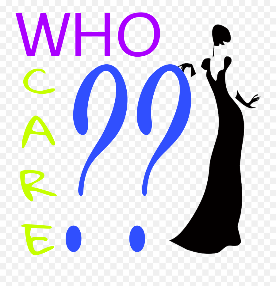 Sillhoutte Whocares Sticker By Queen Of Spam - Fashion Business Cards Emoji,Spam Emoji